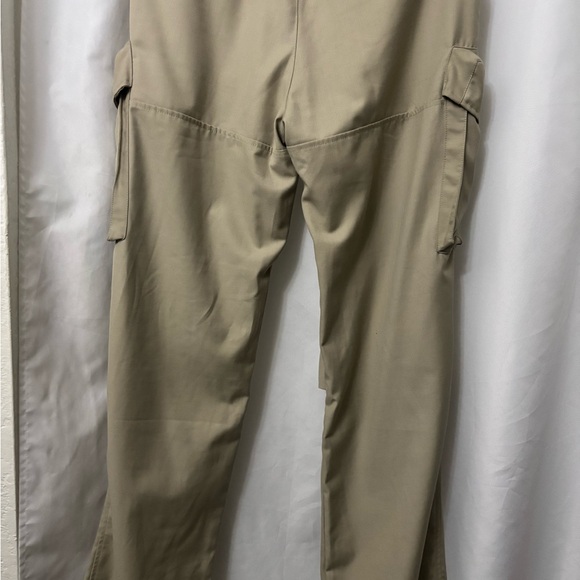 Women's Tan Boot Cut Cargo Pants - Picture 12 of 12